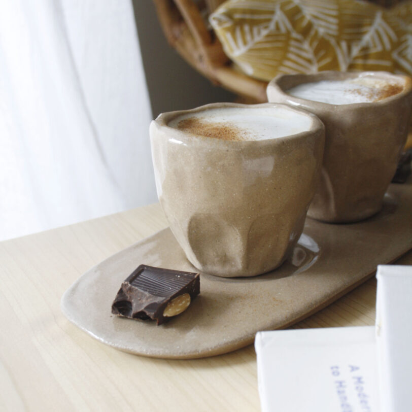Set vasos de café + bandeja | La pasajera - Imagen 2